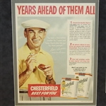 Ben Hogan Signed June 17, 1953 Chesterfield Cigarette Original Contract W/Handwritten Amendment - Framed JSA ALOA