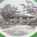 Augusta National Clubhouse Wedgwood Bone China Ltd Ed Plate #113 - Gifted to Bobby Jones' Son Robert Tyre III