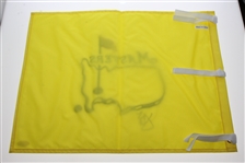 Jordan Spieth Signed Undated Masters Embroidered Golf Flag Full JSA #Z29358