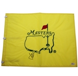 Jordan Spieth Signed Undated Masters Embroidered Golf Flag Full JSA #Z29358
