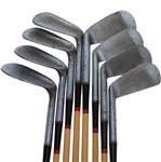 Robert T. Jones Jr. Spalding Kro-Flite Set of Irons 2-9 - Pat. 1,551,562 - Roth Collection
