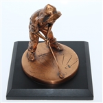 Balfour Putter Boy Bronze Sundial Statue