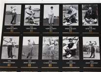 Picard, Palmer (4), Snead (3), Nicklaus (6), & others Multi-Signed (41) Uncut Proof Sheet of GSV Cards JSA ALOA