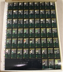 Picard, Palmer (4), Snead (3), Nicklaus (6), & others Multi-Signed (41) Uncut Proof Sheet of GSV Cards JSA ALOA