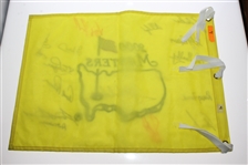 2000 Masters Champs Flag Signed by 15 Champions JSA ALOA