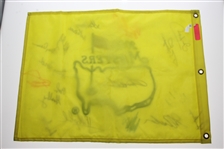 2000 Masters Champ Flag Signed by 17 Champs - Snead Center JSA ALOA