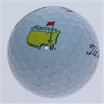 Sergio Garcia Signed Masters Logo Golf Ball JSA ALOA