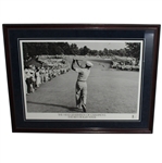 The Ben Hogan Tour Promotion Large 1950 US Open 1-Iron Shot - Framed  