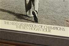 The Ben Hogan Tour Promotion Large 1950 US Open 1-Iron Shot - Framed  