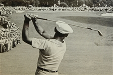 The Ben Hogan Tour Promotion Large 1950 US Open 1-Iron Shot - Framed  