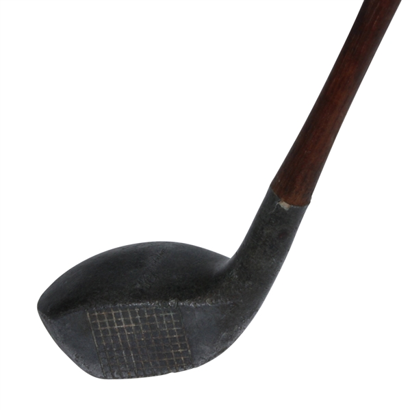 Wright & Ditson Waffle Face with Back Wood Insert - Wright & Ditson Shaft Stamp - Roth Collection