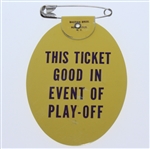1965 Masters Tournament Badge #10273 - Jack Nicklaus Winner