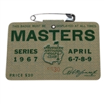 1967 Masters Tournament Badge #8630 - Gay Brewer Winner