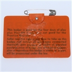 1971 Masters Tournament Badge #15066 - Charles Coody Winner