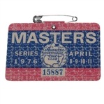 1976 Masters Tournament Badge #15887 - Ray Floyd Winner