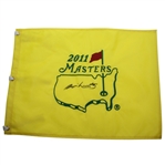 Jim Nantz Signed 2011 Masters Embroidered Flag JSA ALOA