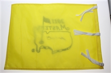 Jim Nantz Signed 2011 Masters Embroidered Flag JSA ALOA