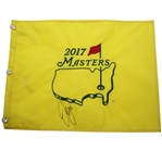 Sergio Garcia Signed 2017 Masters Embroidered Flag JSA ALOA