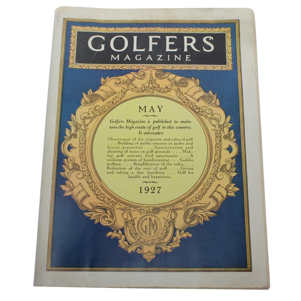 1927 Golfers Magazine - May - Bobby Jones & Ryder Cup Content