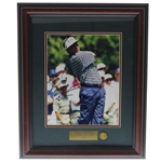 Fred Couples Signed Photo w/Year Won Notation, Nameplate, & Ball Marker - Framed JSA ALOA
