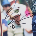 Fred Couples Signed Photo w/Year Won Notation, Nameplate, & Ball Marker - Framed JSA ALOA