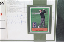 Jack Nicklaus Signed 1974 Ohio Kings Island Open Pairing Sheet w/Card - Framed JSA ALOA