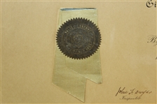 Rodman Wanamaker (Founder PGA Champ.) Signed 1918 NYC Police Commission Document FULL JSA #X91823