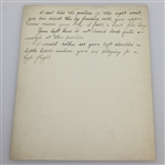 'Chick' Evans Signed ALS with Golf Advice Written on Reverse of Three Photos JSA ALOA