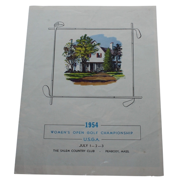 Babe Zaharias 1954 Womens US Open at Salem CC Scoresheet - Attested