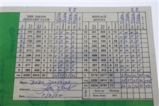 Babe Zaharias' 1954 Women's US Open at Salem CC Scoresheet - Attested