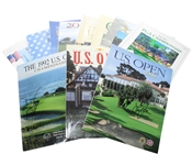 Nine Major Championship Programs Plus Two Ryder Cup Programs - Three Signed JSA ALOA