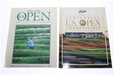 Nine Major Championship Programs Plus Two Ryder Cup Programs - Three Signed JSA ALOA
