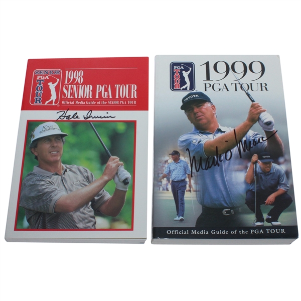 Mark OMeara & Hale Irwin Signed Tour Guides - 1999 PGA & 1998 Senior JSA ALOA