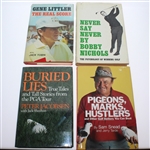 Four Signed Golf Books - Snead, Nichols, Jacobsen, & Littler JSA ALOA
