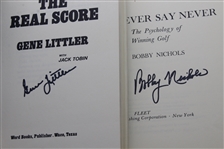 Four Signed Golf Books - Snead, Nichols, Jacobsen, & Littler JSA ALOA