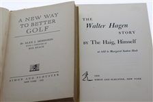 Four Golf Books - Hagen Story, Training Tiger, Know the Game of Golf, & New Way to Better Golf