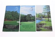 Misc. Masters Items - Journals, Spec Guides, Yardage Guides, & Pairing Sheets