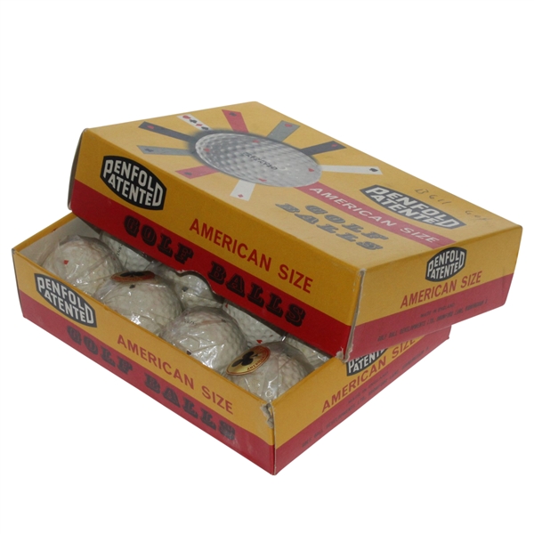 One Dozen Penfold Golf Balls in Original Box - Some Wrapped