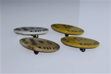 New Jersey State Golf Assoc. Open Championship Pins - 1962 (x2) & 1963 (x2)
