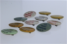 New Jersey State Golf Assoc. Amateur Championship Pins - 1962-1966 & 1968 - 11 Pins