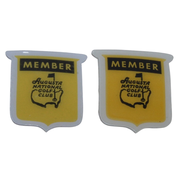 Two Augusta National Golf Club 1970s Members Pins - Seldom Seen