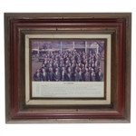 Augusta National Golf Club 1974 Jamboree Members Only Photo - Seldom Seen - Framed