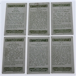 Six 1925 Imperial Tobacco Golf Cards - George Duncan(x2), Abe Mitchell, & Arthur Havers(x3)