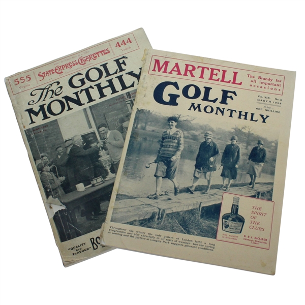 Two Vintage Golf Monthly Magazines - June 1923 & March 1928