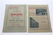 Two Vintage Golf Monthly Magazines - June 1923 & March 1928