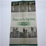 1951 'Winning Golf' by Byron Nelson Folder with 8 Instructional Pamphlets