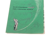 1960 Milwaukee Open Pairing Sheet Signed by Winner Ken Venturi, Middlecoff, & Others JSA ALOA
