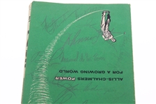 1960 Milwaukee Open Pairing Sheet Signed by Winner Ken Venturi, Middlecoff, & Others JSA ALOA
