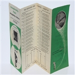 1960 Milwaukee Open Pairing Sheet Signed by Winner Ken Venturi, Middlecoff, & Others JSA ALOA
