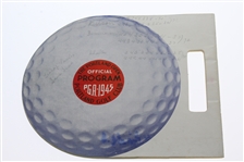 1945 Portland Open at Portland GC Program - Ben Hogan Win